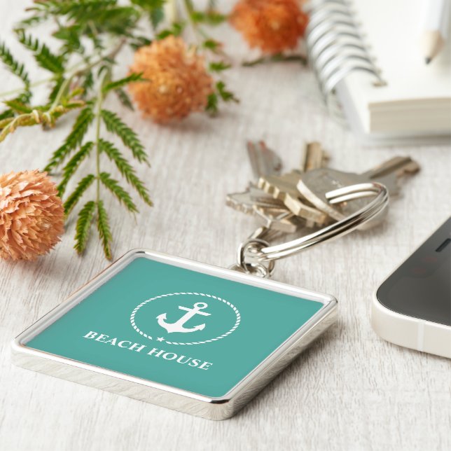 Chaveiro Âncora Náutica da Casa da Praia (Lateral)