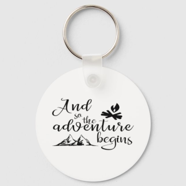 Chaveiro And so the adventure begins keychain (Frente)