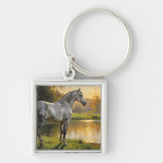 Chaveiro Andalusian Stallion by the Lake