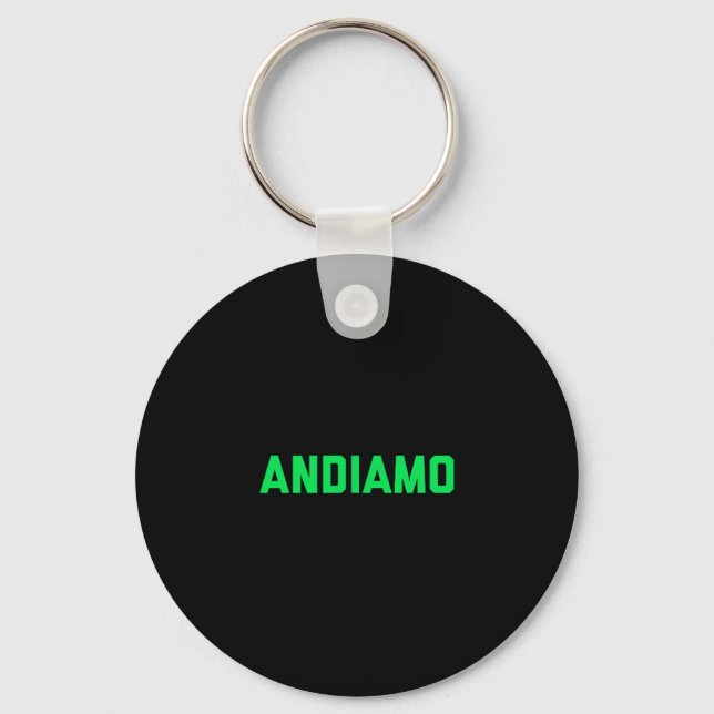 Chaveiro Andiamo Vamos Trabalhar Motivadamente Roupa (Frente)
