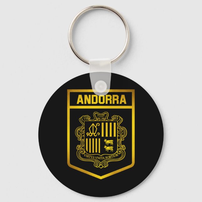 Chaveiro Andorra Emblem (Frente)