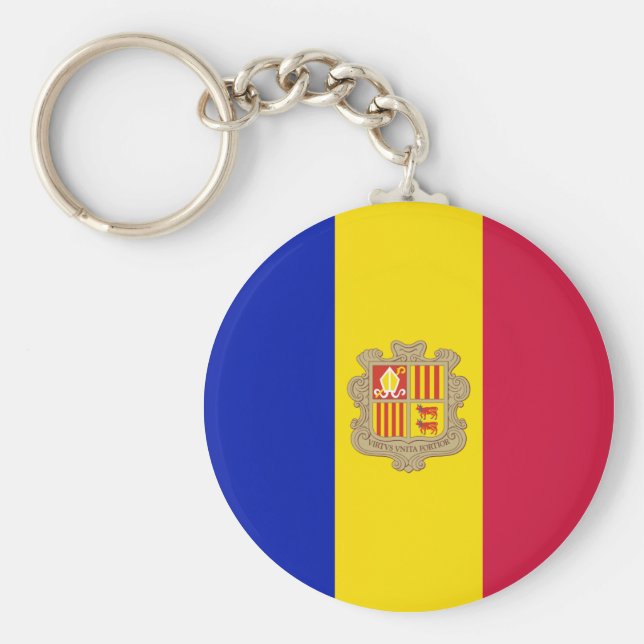 Chaveiro Andorra Flag (Frente)