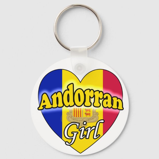 Chaveiro Andorran Girl (Frente)