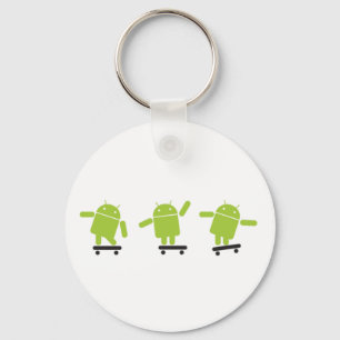 Chaveiro Android do Skateboard