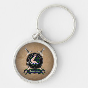 Chaveiro Anéis Chave do Crachá Armstrong Clan