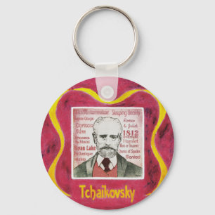 Chaveiro Anel chave de Tchaikovsky