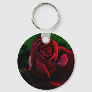 Chaveiro anel chave do rosa majestoso