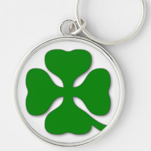 Chaveiro Anel chave do trevo de Alfa Romeo e corrente chave