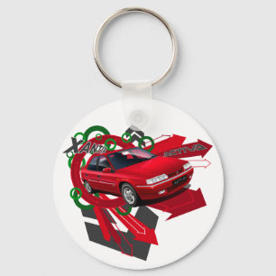 Chaveiro Anel chave ilustrado Activa de Citroen Xantia