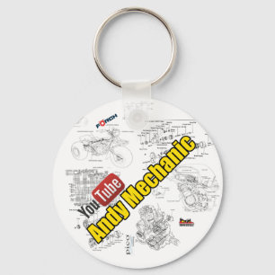 Chaveiro Anel de chave Andy Mechanic