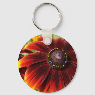 Chaveiro Anel de Chave de Flor Bela