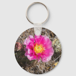 Chaveiro Anel de Chave de Pear Rosa picante