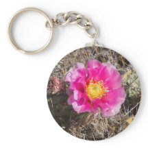 Anel de Chave de Pear Rosa picante