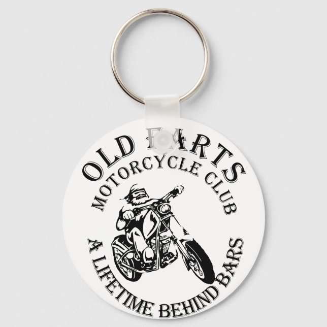 Chaveiro anel de chave do clube de motocicleta (Frente)