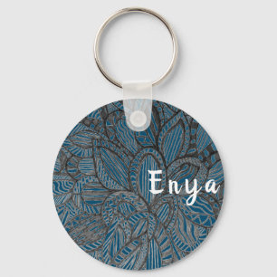 Chaveiro Anel de Chave Personalizada do Design de Desenho M
