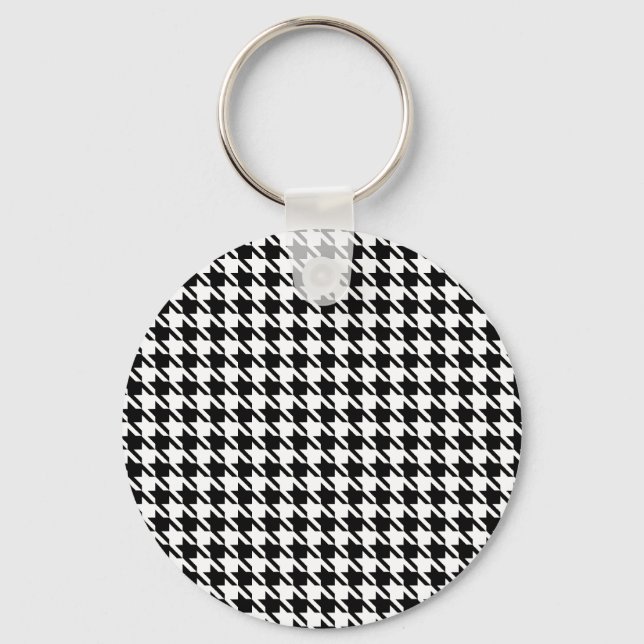 Chaveiro Anel preto e branco (Frente)