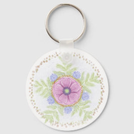 Chaveiro Anêmona, Flores de Endívia, Absinto e Amêndoas