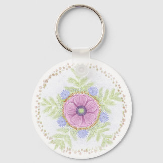 Chaveiro Anêmona, Flores de Endívia, Absinto e Amêndoas