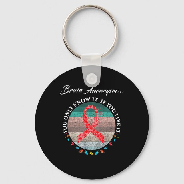 Chaveiro Aneurysm Warrior, estou bem 1 (Frente)