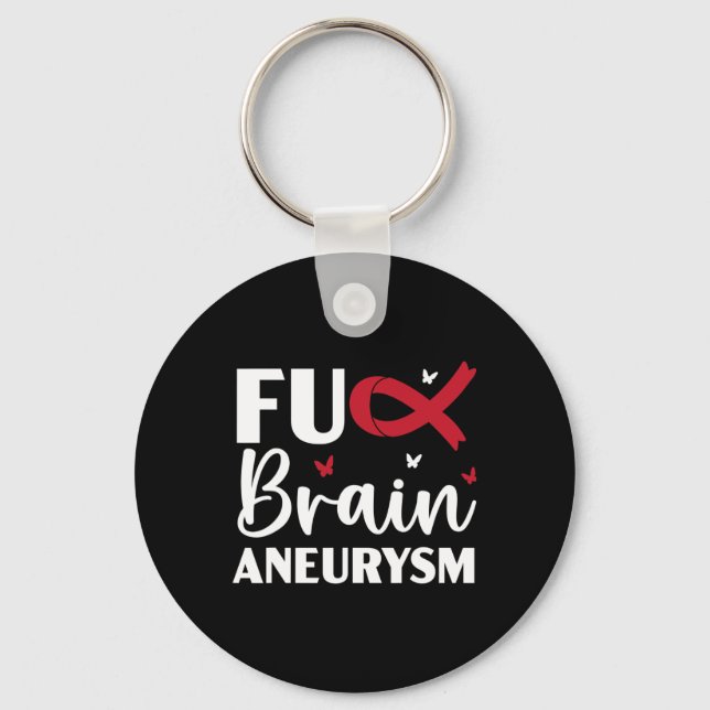 Chaveiro Aneurysm Warrior Medical Condition Aneurysm Awaren (Frente)
