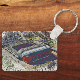 Chaveiro Anfield Stadium Liverpool - Artistic Watercolour