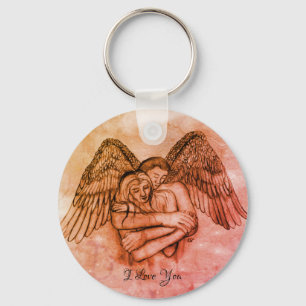 Chaveiro Angel Eros no Amor, eu te amo