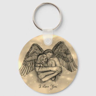 Chaveiro Angel Eros no Amor, eu te amo