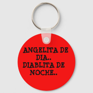 CHAVEIRO ANGELITA DE DIA.DIABLITA DE NOCHE.