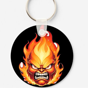 Chaveiro Angry Flame Fuuny