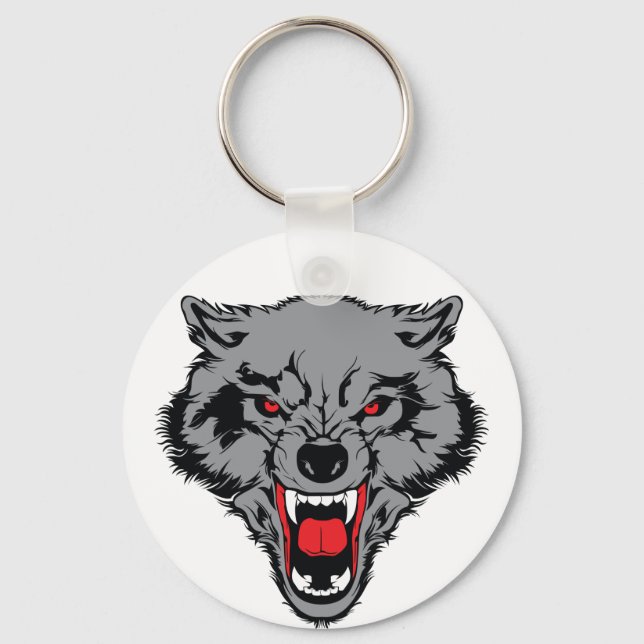 Chaveiro Angry Wolf (Frente)