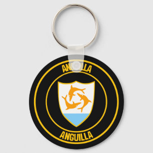 Chaveiro Anguilla Round Emblem