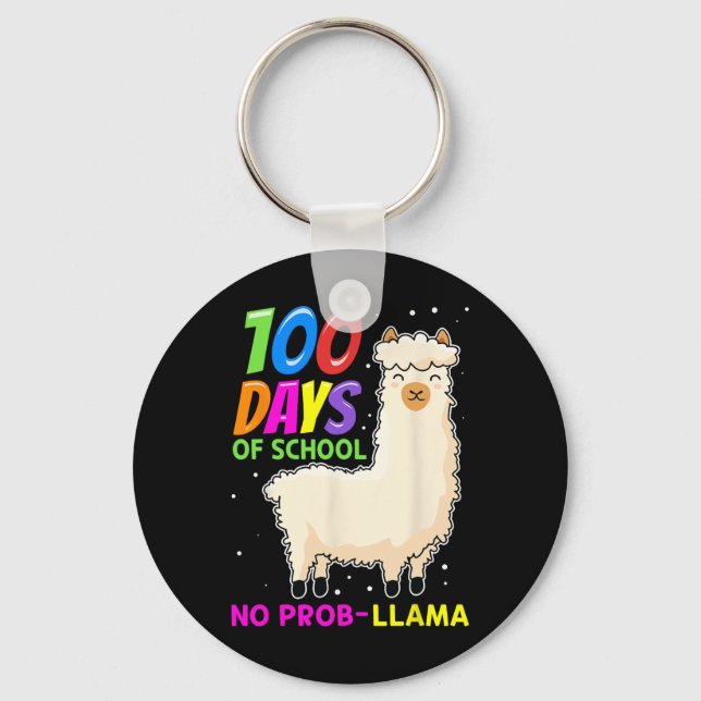 Chaveiro Animais De Criação - 100 Dias Da Escola Sem Prob-L (Frente)