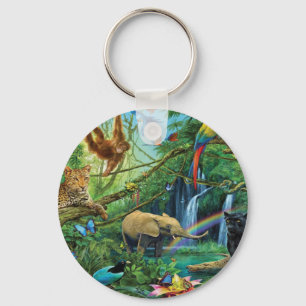 Chaveiro Animais que vivem juntos travesseiros decorativos
