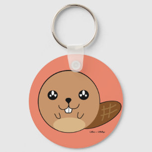 Chaveiro Animal de castor Kawaii