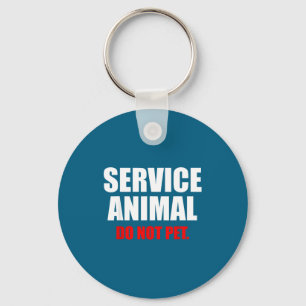 Chaveiro Animal de Serviço Não Faça Carinho Amante de Anima