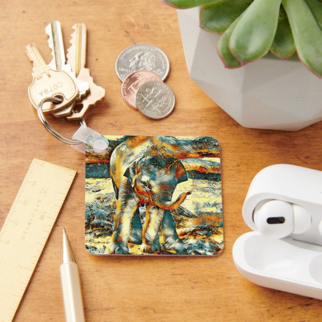 Chaveiro AnimalArt_Elephant_003 (Mesa)