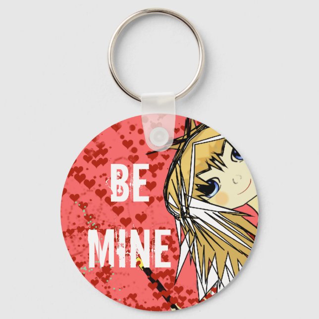 Chaveiro Anime Amor - Personalize - (Frente)