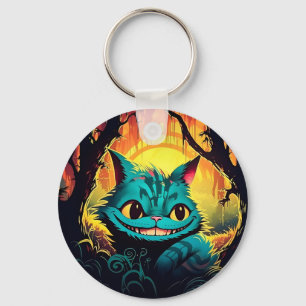 Chaveiro Anime Cheshire Cat Alice no País das Maravilhas