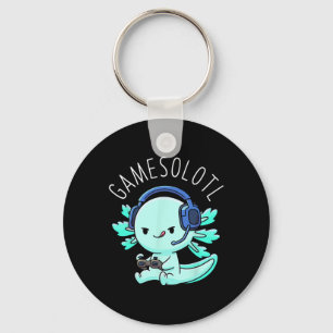 Chaveiro Anime De Jogador Axolotl Oferece Meninas Kawaii