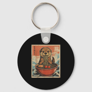 Chaveiro Anime Otter Ramen Japonês Funny Kawaii Gift Men W
