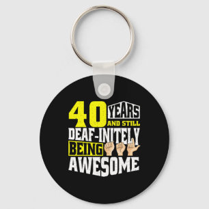 Chaveiro Aniversário 40 Anos De Ser Incrível