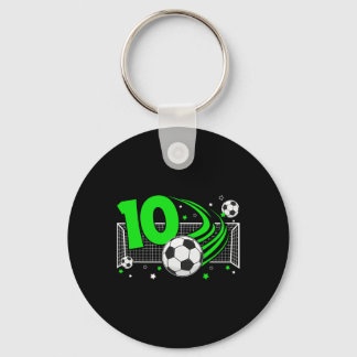 Chaveiro Aniversário de 10 anos Futebol Jogador de Futebol 