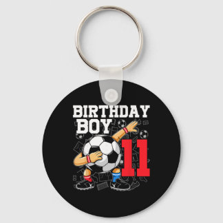 Chaveiro Aniversário de 11 anos para meninos Futebol 11 ano