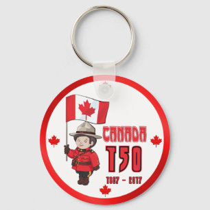 Chaveiro Aniversário de 150 Anos no Canadá