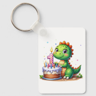 Chaveiro Aniversário de 1 ano do Dino