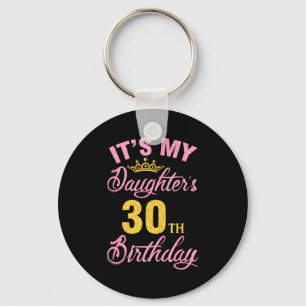 Chaveiro Aniversário de 30 anos da filha feliz 30 anos para