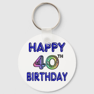 Chaveiro Aniversário de 40 anos com pia batismal do Ballon