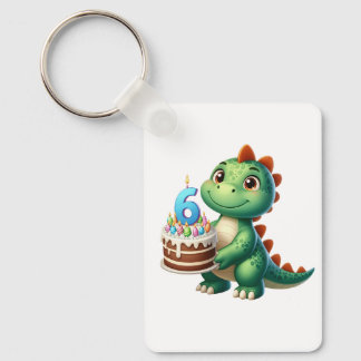 Chaveiro Aniversário de 6 anos do Dino