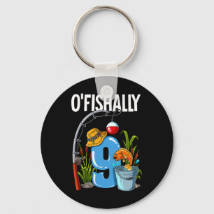Chaveiro Aniversário de 9 anos de idade O'fishally 9º anive