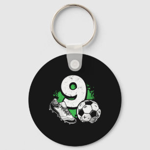 Chaveiro Aniversário de 9 anos do menino jogador de futebol